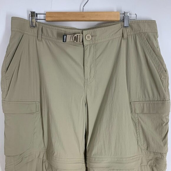 REI Co-op Women's Sahara Convertible Zip Shorts Snap Ankle Taper Pants Size‎ 16P - Picture 4 of 14